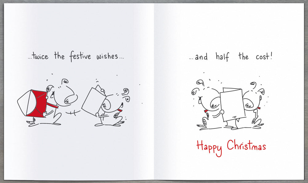 Funny Both Of You Christmas Card