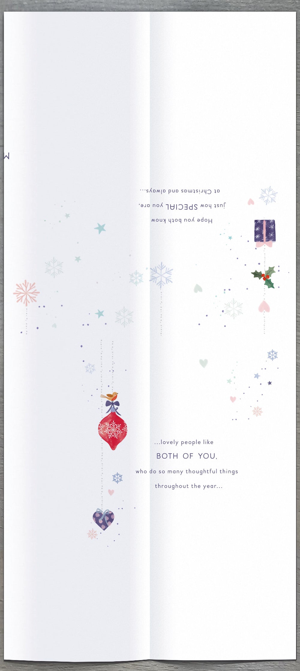 Special Couple Christmas Card