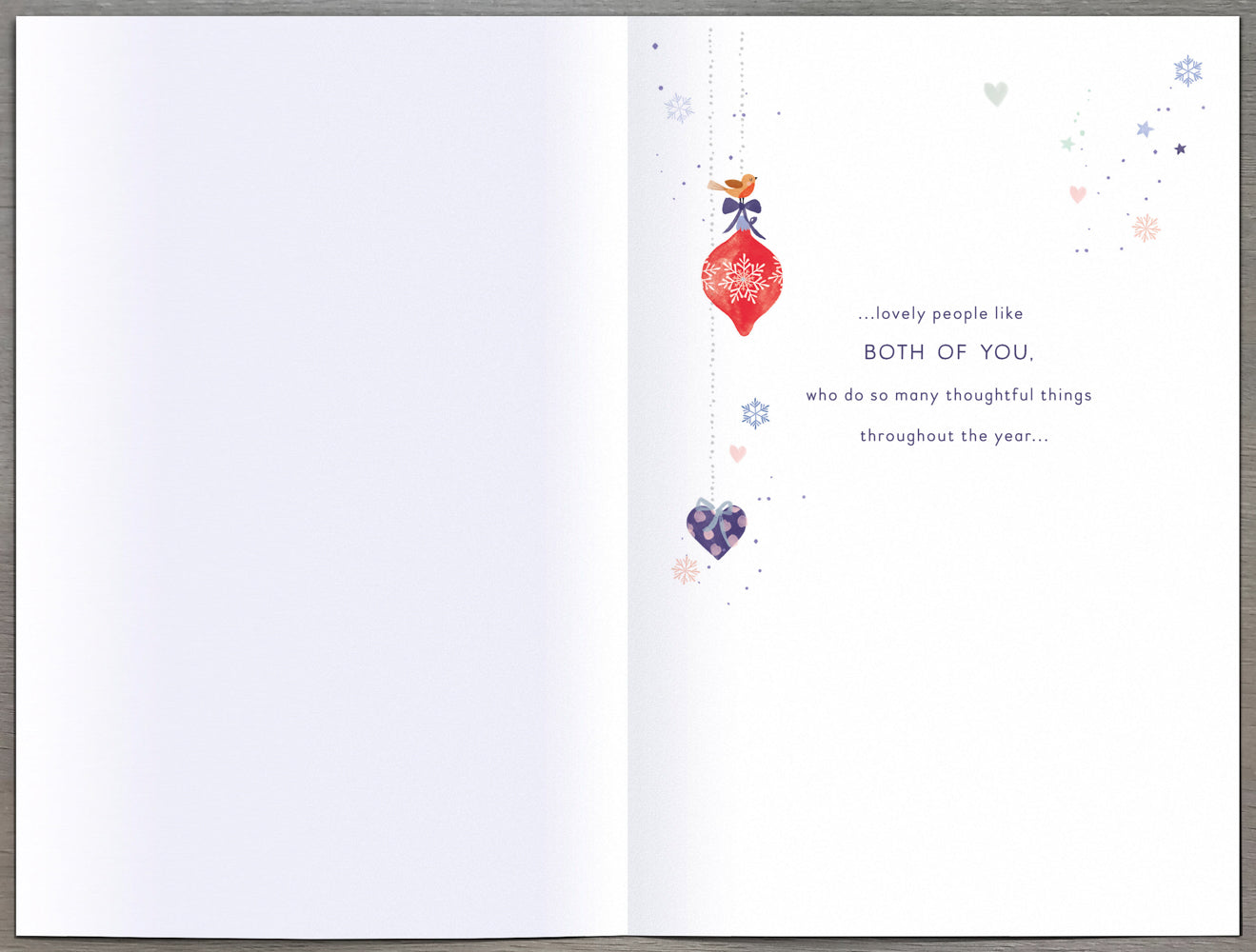 Special Couple Christmas Card