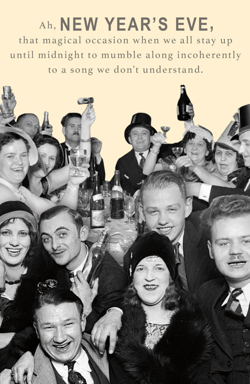 Funny New Year Christmas Card