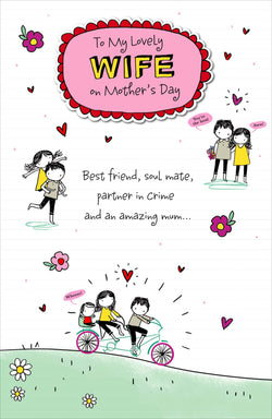 Wife Mothers Day Card