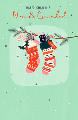 Nan And Grandad Christmas Card