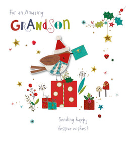 Grandson Christmas Card