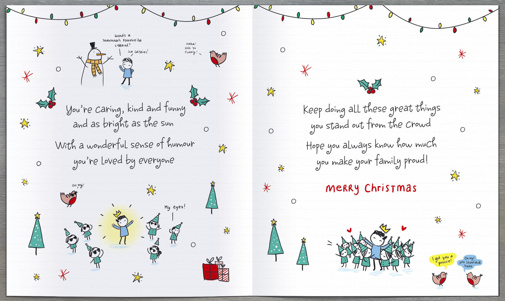 Grandson Christmas Card