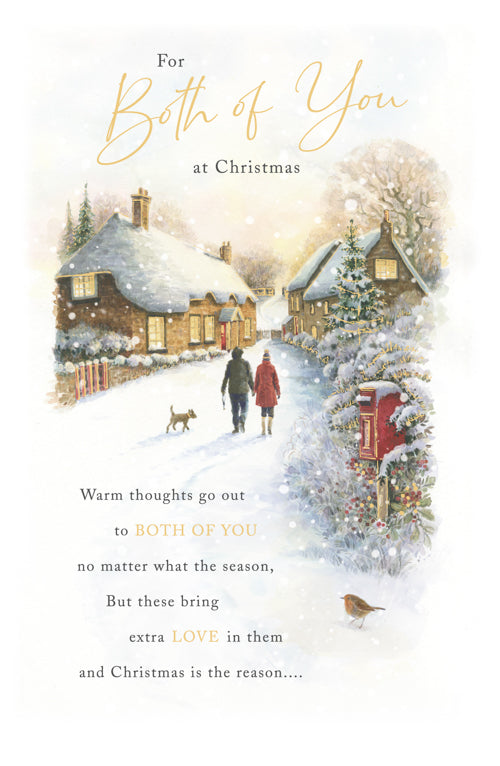 Both Of You Christmas Card