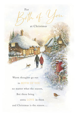 Both Of You Christmas Card