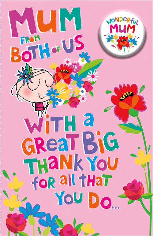 Both Of Us Mum Mothers Day Card