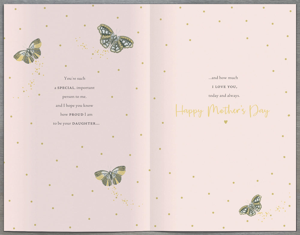 From Your Daughter Mum Mothers Day Card