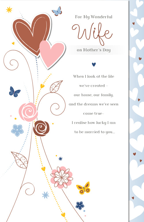 Wife Mothers Day Card