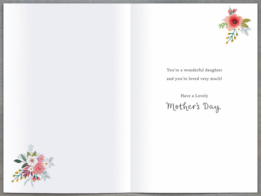 Daughter Mum Mothers Day Card