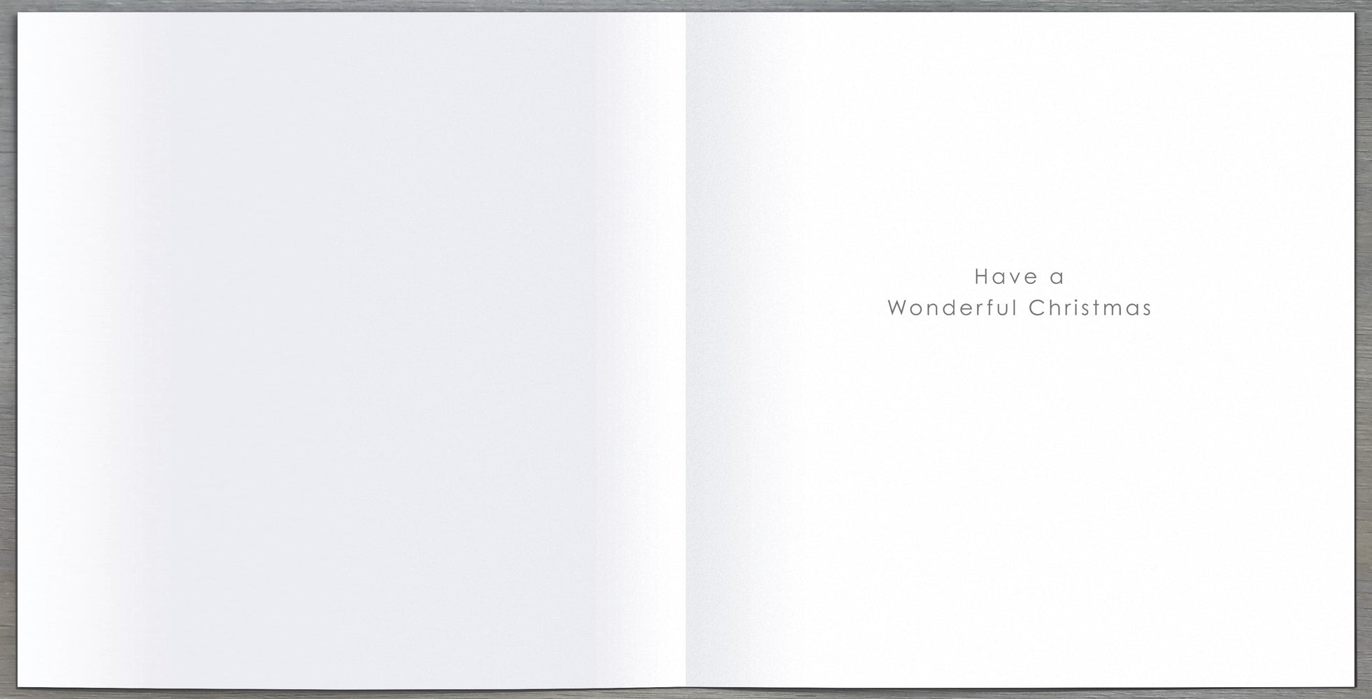 Blank Christmas Card