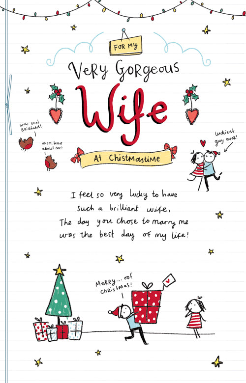 Funny Wife Christmas Card