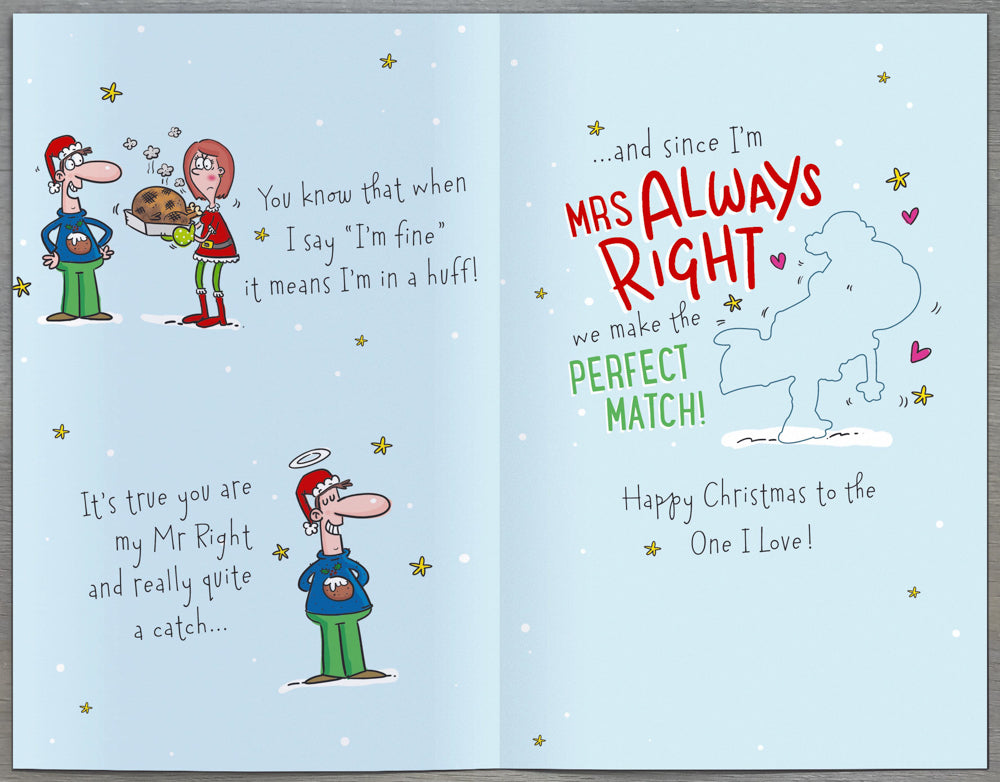 Funny Husband Christmas Card