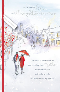 Special Son  And Daughter In Law Christmas Card