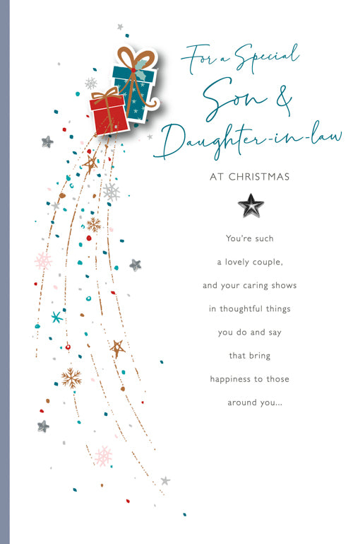 Special Son And Daughter In Law Christmas Card