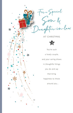 Special Son And Daughter In Law Christmas Card