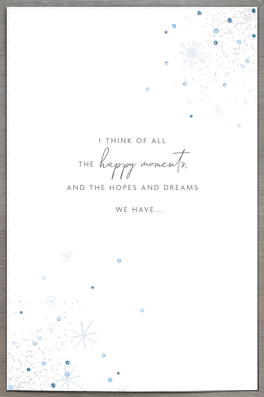 Husband Christmas Card