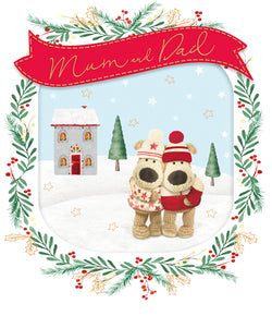 Mum And Dad Christmas Card