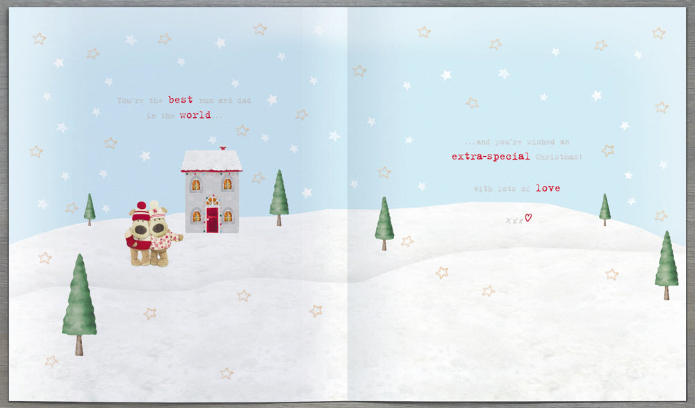 Mum And Dad Christmas Card