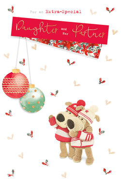 Daughter And Her Partner Christmas Card