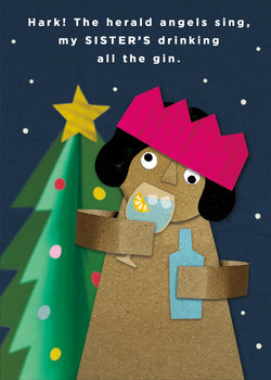 Sister Christmas Card 