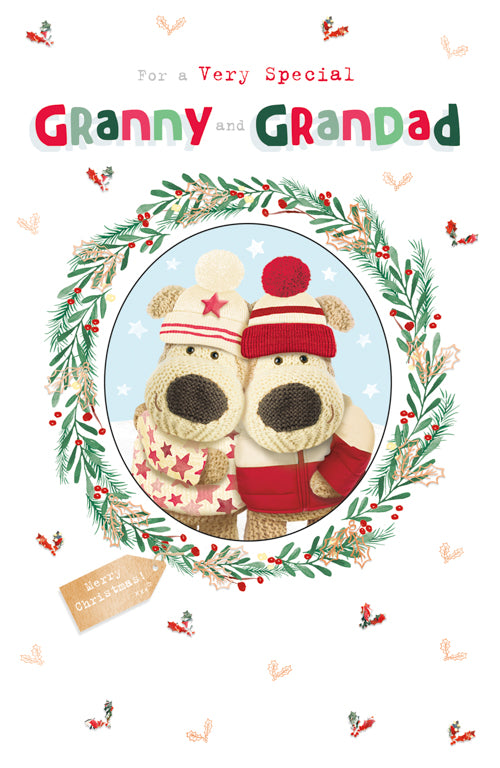 Granny And Grandad Christmas Card