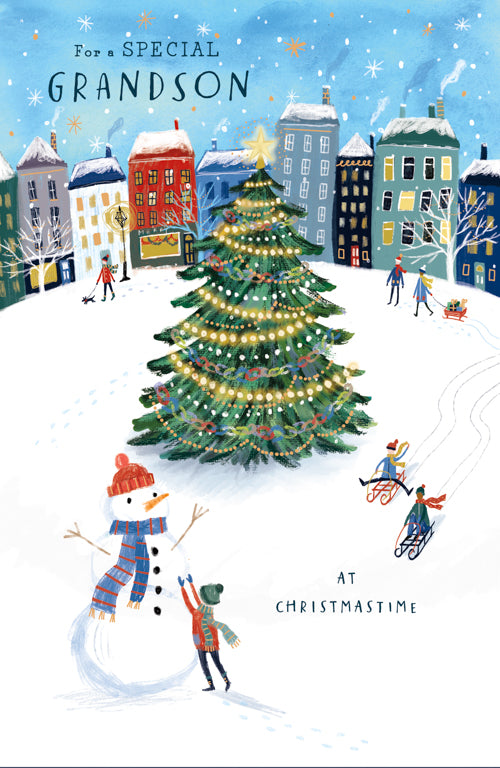 Special Grandson Christmas Card