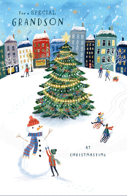Special Grandson Christmas Card