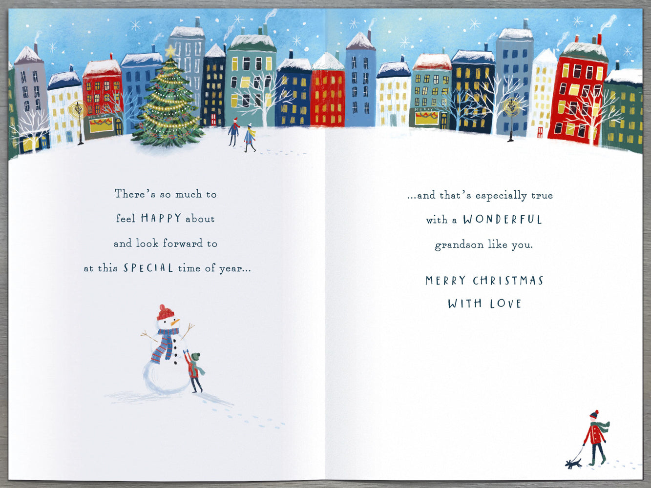 Special Grandson Christmas Card