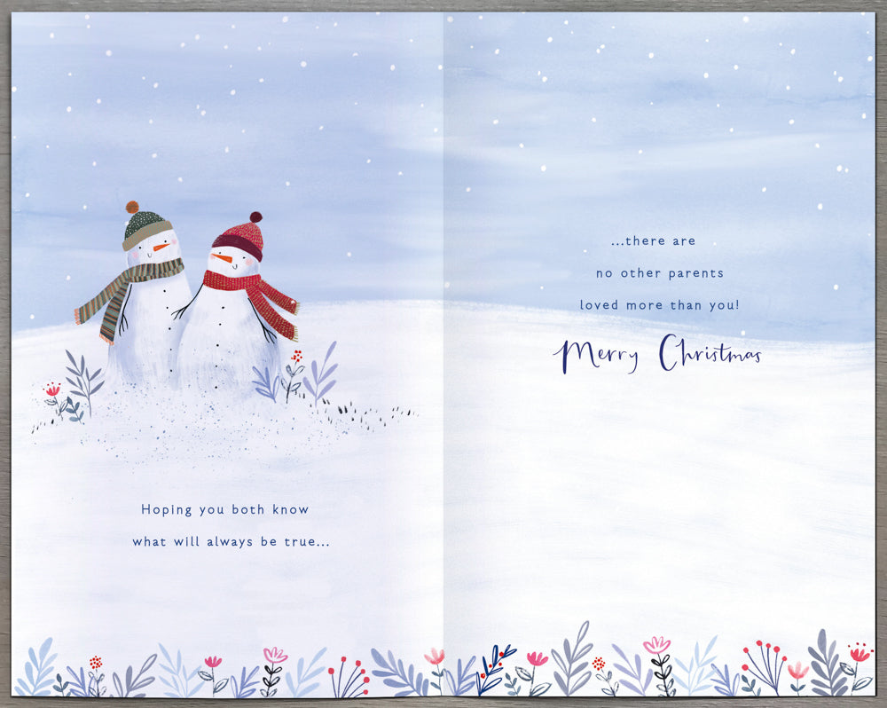 Mum And Dad Christmas Card