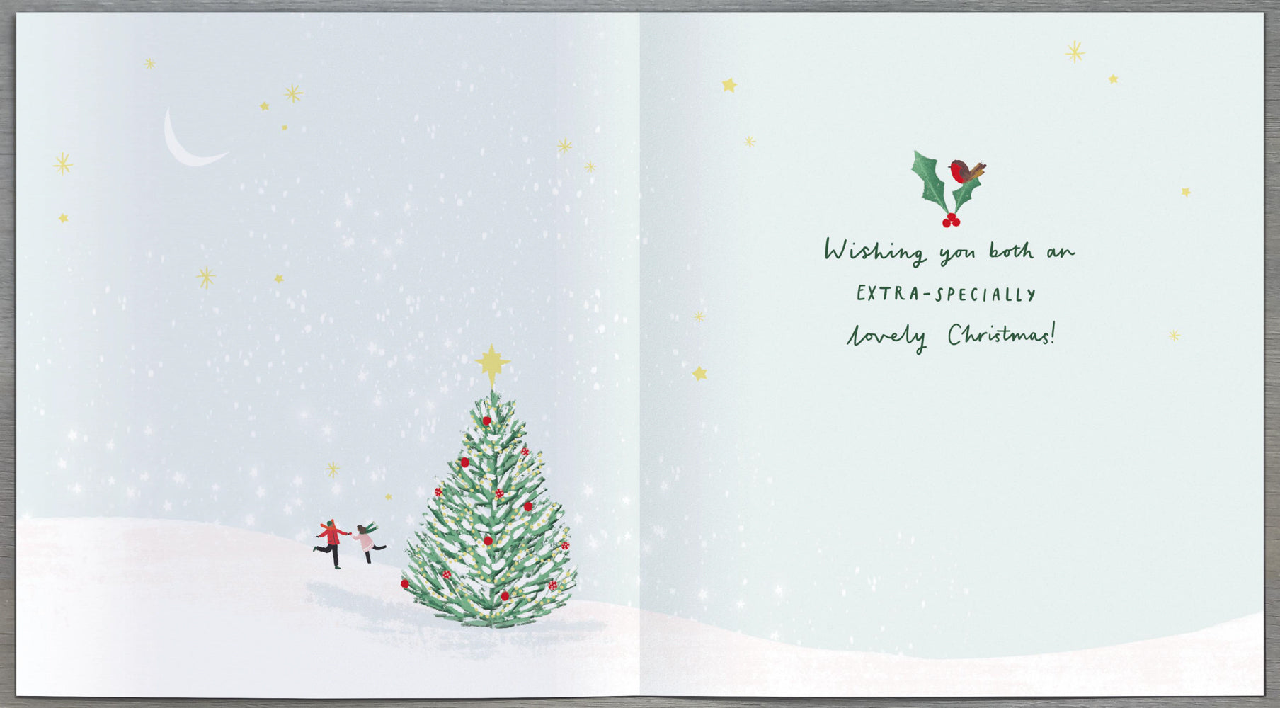 Both Of You Christmas Card