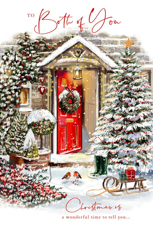 Both Of You Christmas Card