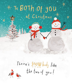 Both Of You Christmas Card