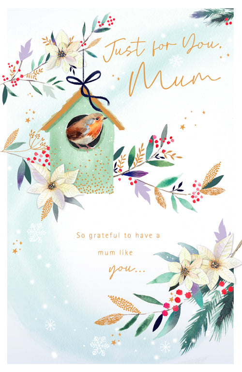 Just For You Mum Christmas Card