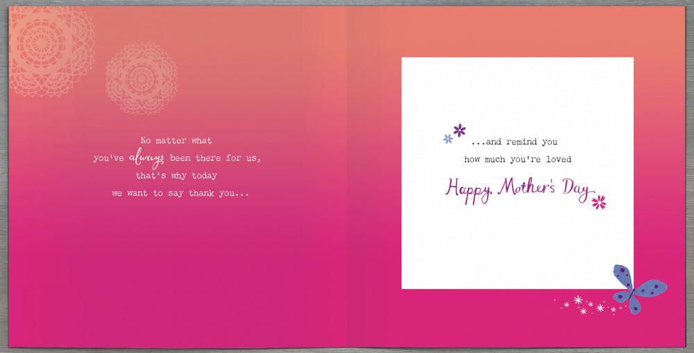 Daughter & Son In Law Mum Mothers Day Card
