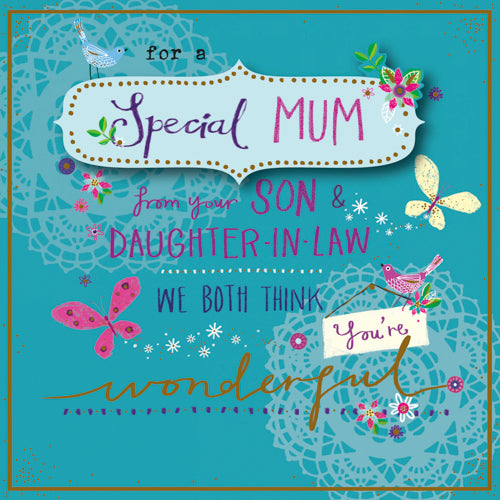 From Your Son And Daughter In Law Mum Mothers Day Card