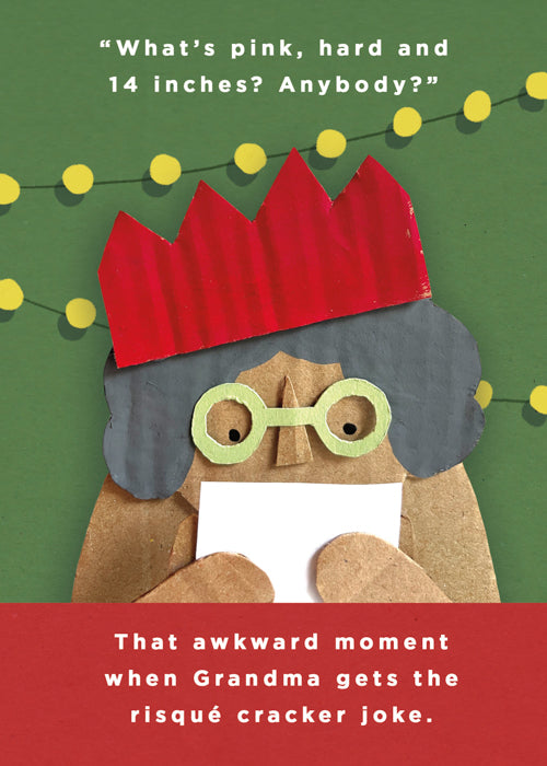 Funny Grandma Christmas Card