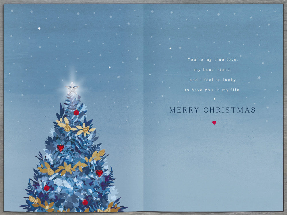 For My Partner Christmas Card