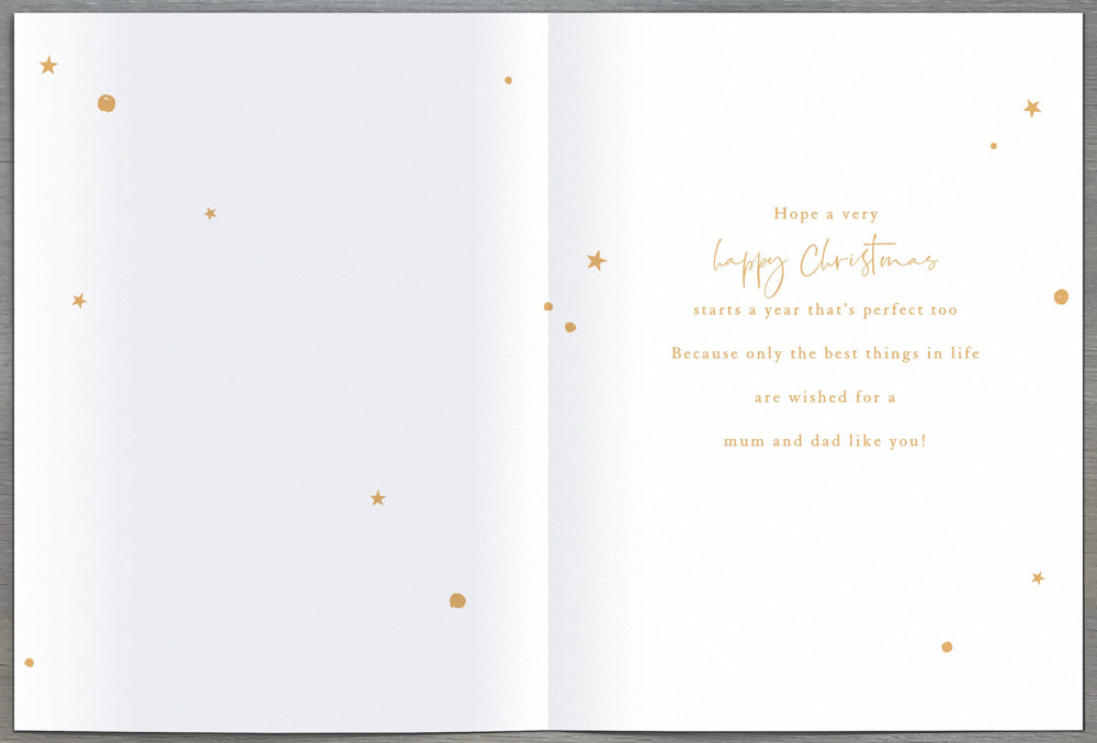 Mum And Dad Christmas Card