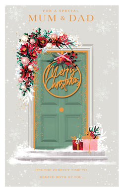 Mum And Dad Christmas Card 