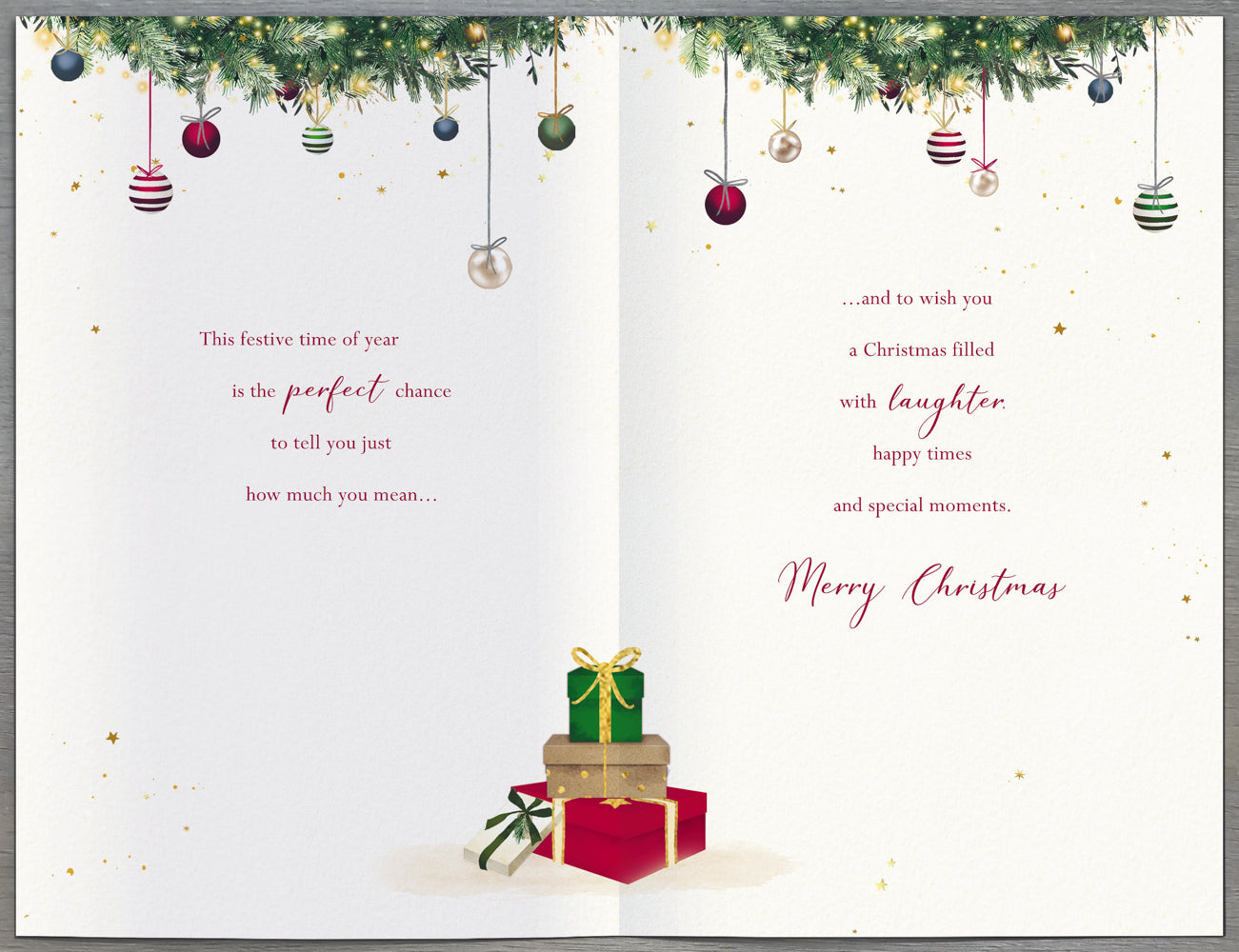 Special Friends Christmas Card