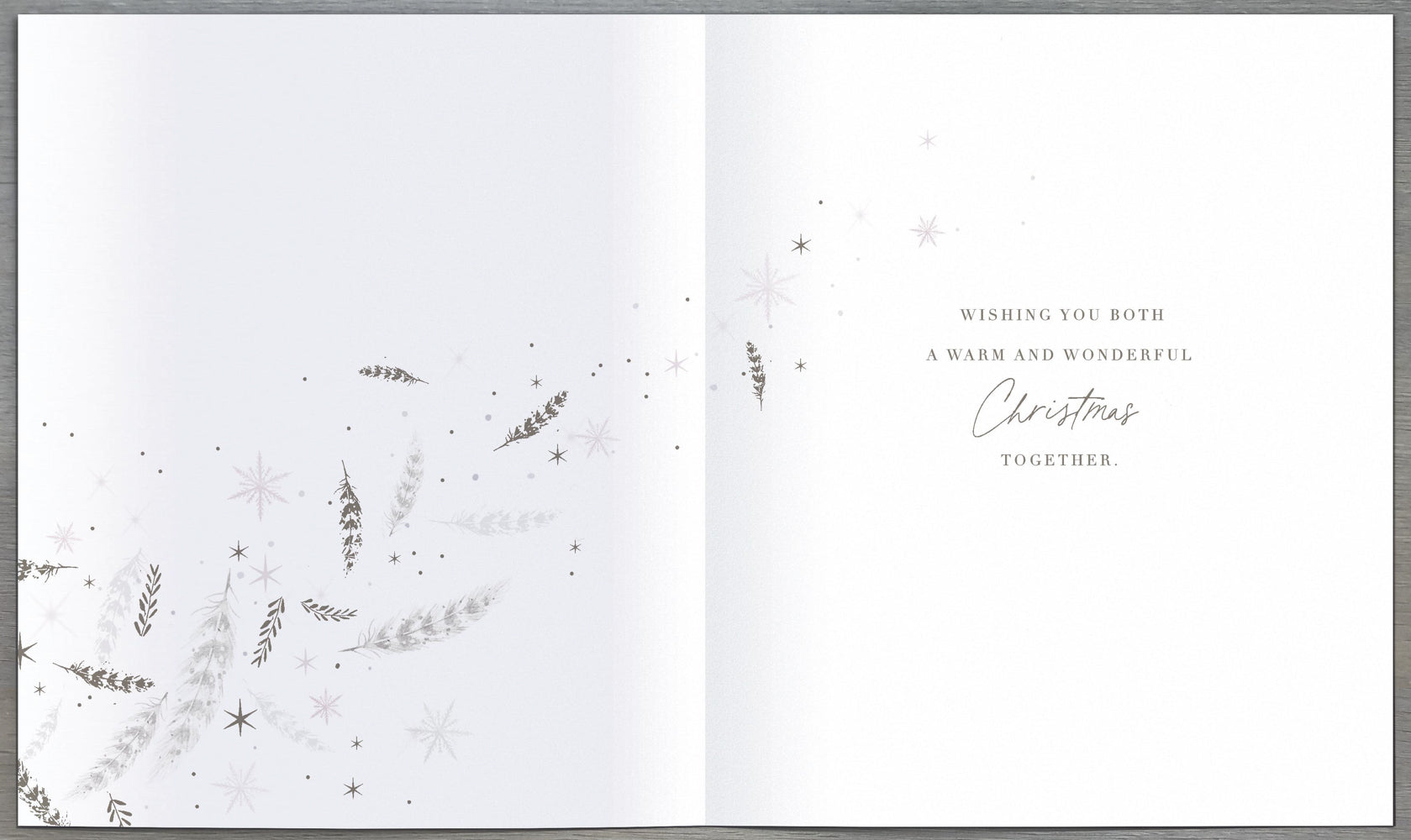 Both Of You Christmas Card