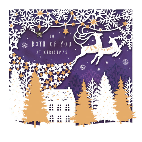 Both Of You Christmas Card