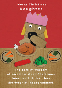 Funny Daughter Christmas Card 