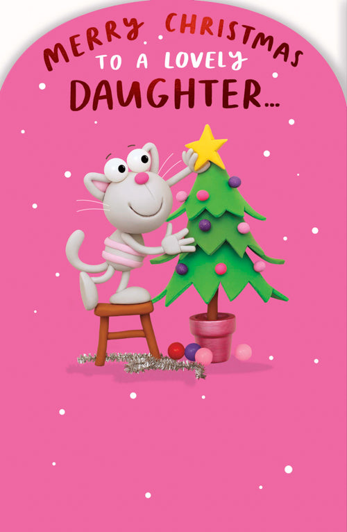 Funny Daughter Christmas Card
