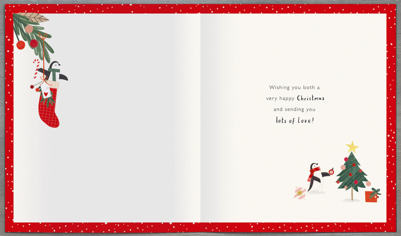 Grandma And Grandad Christmas Card