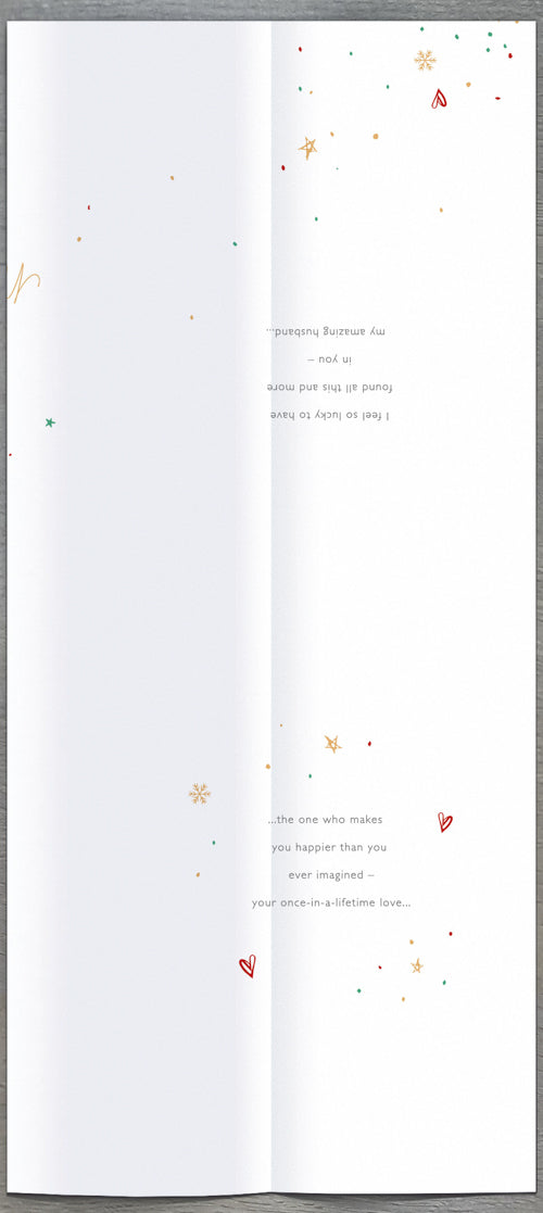 Husband Christmas Card