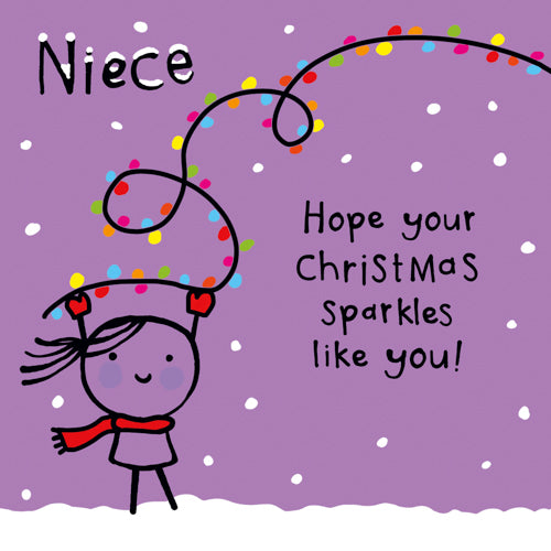 Funny Niece Christmas Card