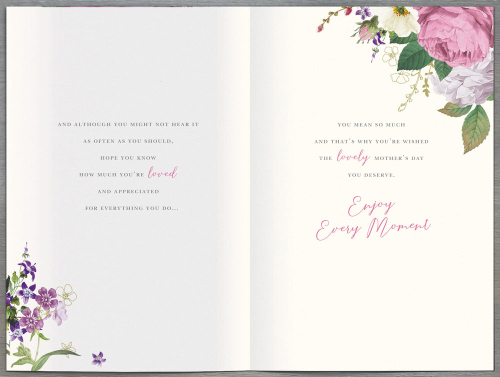 Just For You Mam Mothers Day Card