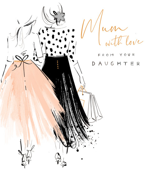 From Your Daughter Mum Mothers Day Card
